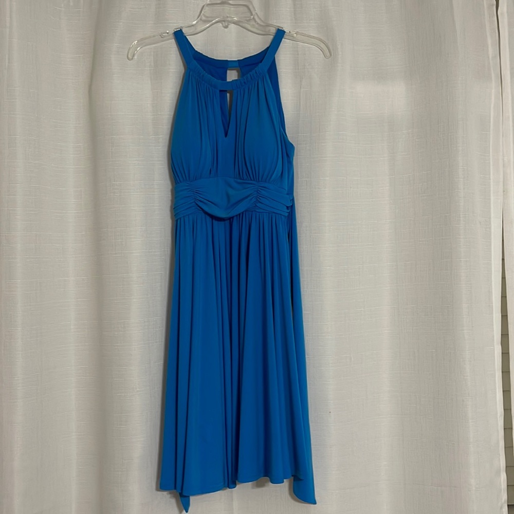 New Directions dress teal blue size 8p